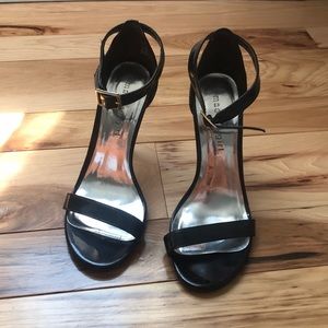 Madden girl black stiletto sandal